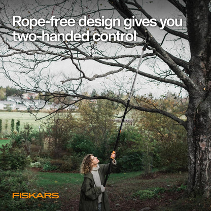 7-13 Ft DualAction Extendable Pole Pruner, Telescoping Tree Pruner