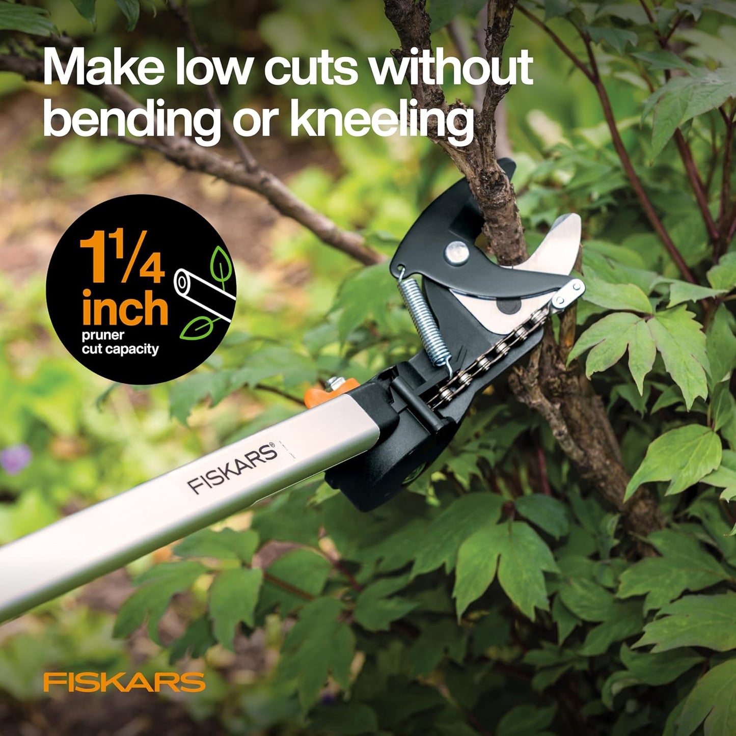 7-13 Ft DualAction Extendable Pole Pruner, Telescoping Tree Pruner