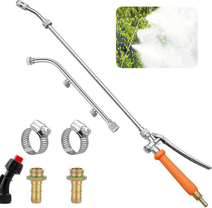 All Metal Sprayer Wand Replacement, Adjustable Garden Watering Wand, Stainless Steel Sprayer Nozzle, Pump Sprayer Wand for Gardening and Lawn Care