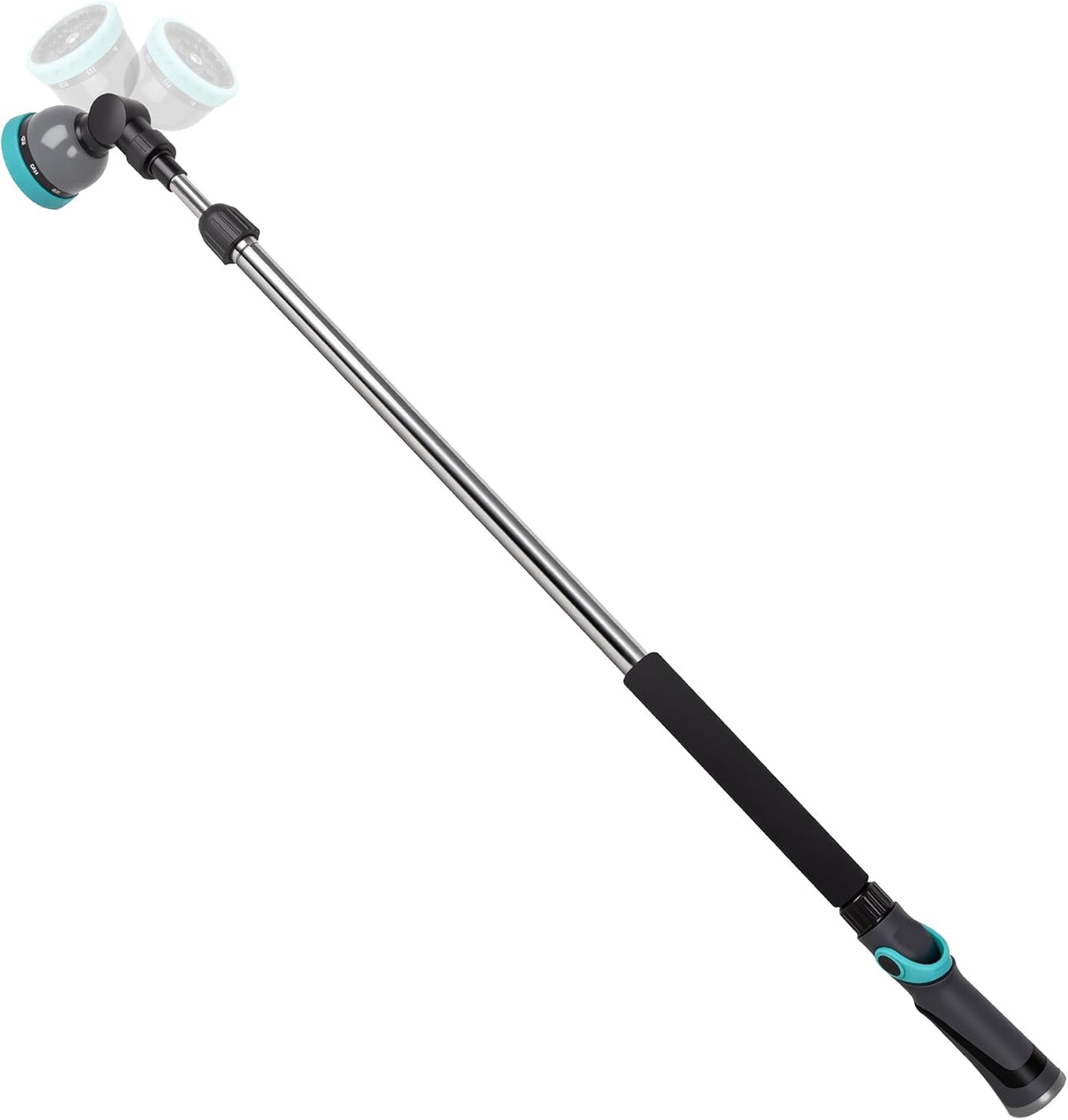 Telescoping Watering Wand with Thumb Control, 37-55 Inch Garden Hose Nozzle