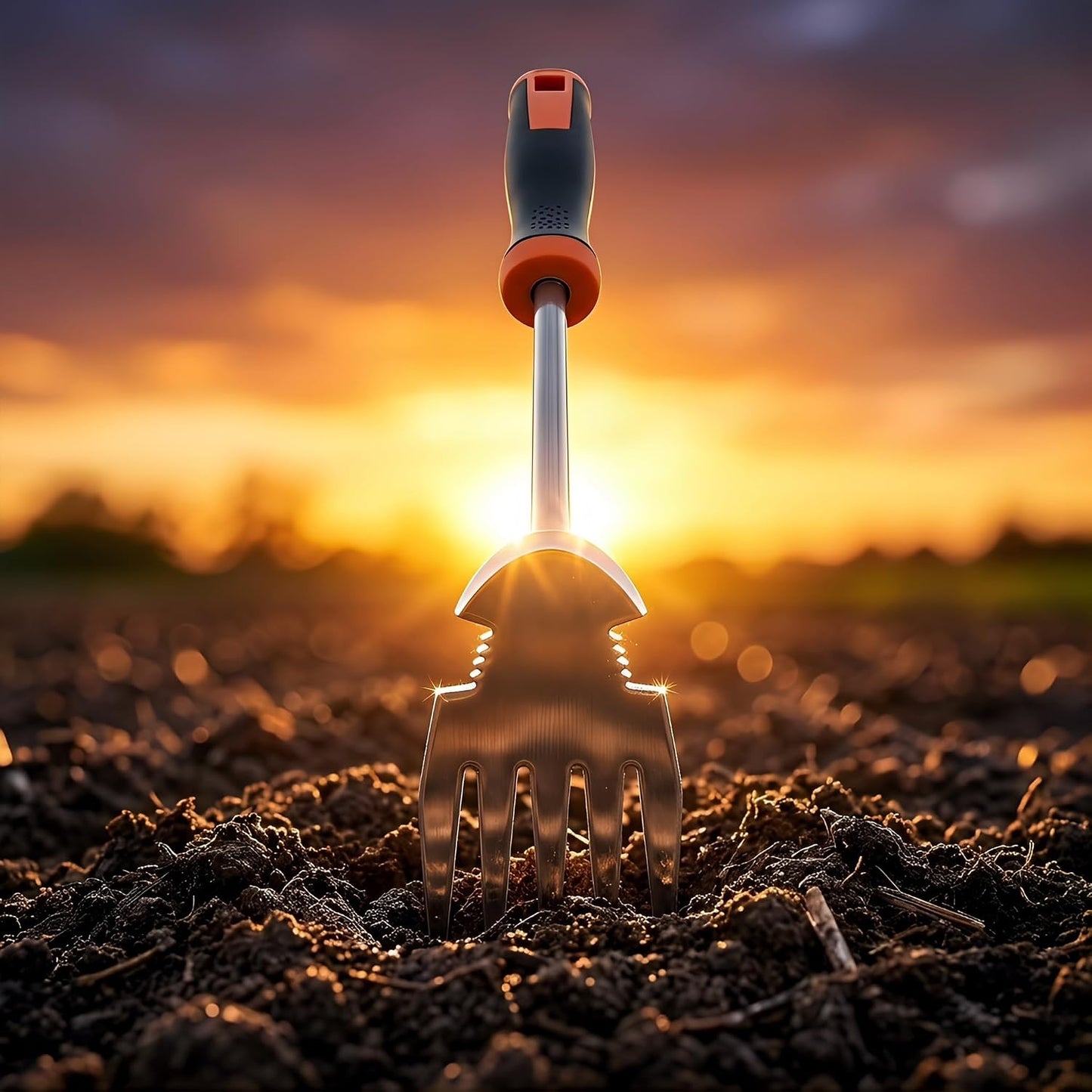Weed Remover Tool, Hand Weeder Puller Tool, Portable Garden Weeder Tool for Vegetable Gardening Backyard Farm Planting & Uprooting Weeding Tool (Rubber Handle)