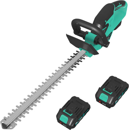 20V 2-in-1 Cordless Hedge Trimmer with 2 Batteries