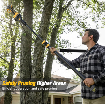 2-In-1 Electric Pruning Shears for De-walt 20v Max Battery, 1.6" Cutting Diameter Cordless Pole Pruners 20v - Brushless Motor, 4 Modes Electric Pruning Shears for Gardening & Tree Trimmer (No Battery)