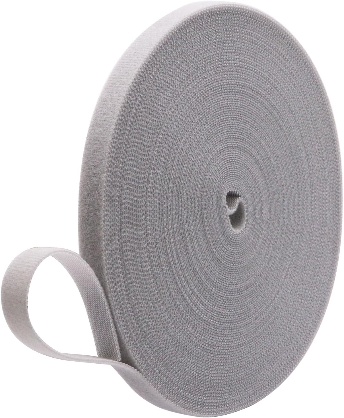 Plant Ties 131ft Feet, Plant Tape Reusable Nylon Hook and Loop Tape, Garden Strap for Climbing Plants Supports, Tree Ties for Flower Vine Tomato Branches, Cable Wire (Black)