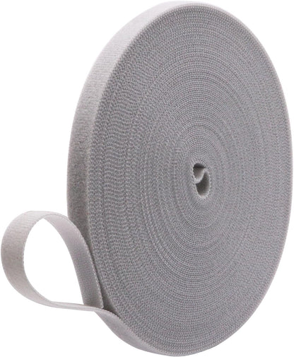 Plant Ties 131ft Feet, Plant Tape Reusable Nylon Hook and Loop Tape, Garden Strap for Climbing Plants Supports, Tree Ties for Flower Vine Tomato Branches, Cable Wire (Black)