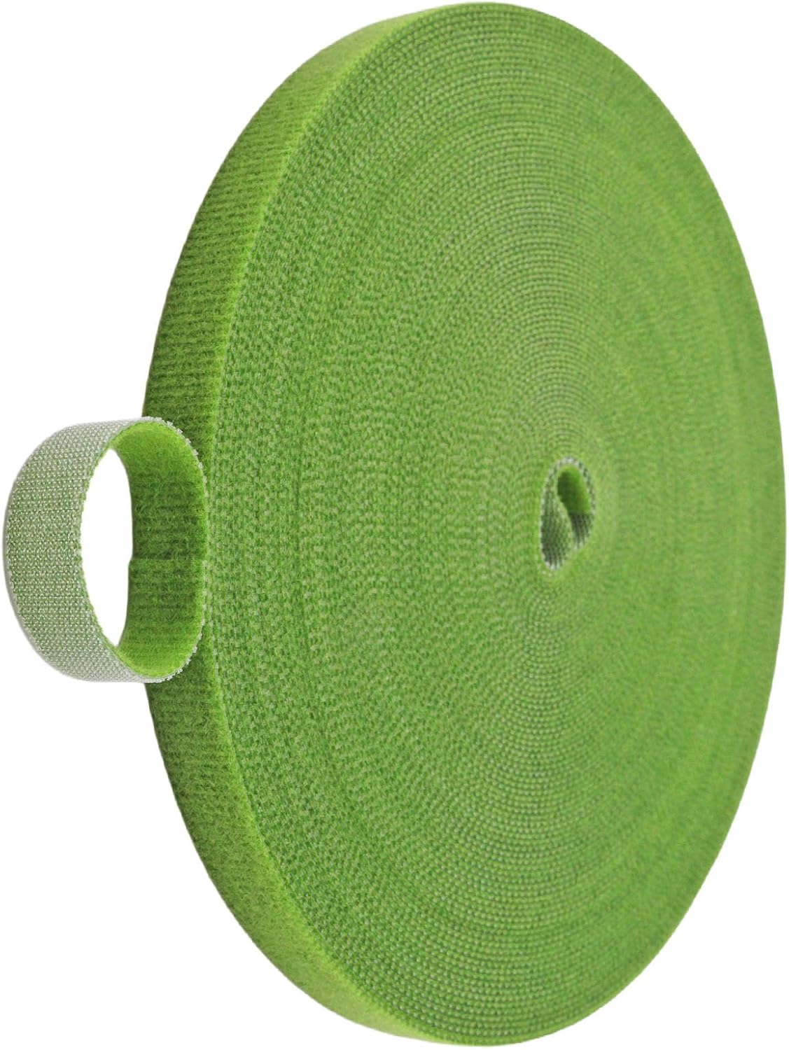 Plant Ties 131ft Feet, Plant Tape Reusable Nylon Hook and Loop Tape, Garden Strap for Climbing Plants Supports, Tree Ties for Flower Vine Tomato Branches, Cable Wire (Black)