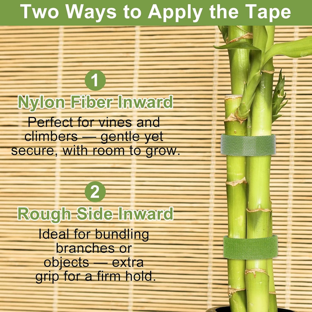 Plant Ties 131ft Feet, Plant Tape Reusable Nylon Hook and Loop Tape, Garden Strap for Climbing Plants Supports, Tree Ties for Flower Vine Tomato Branches, Cable Wire (Black)