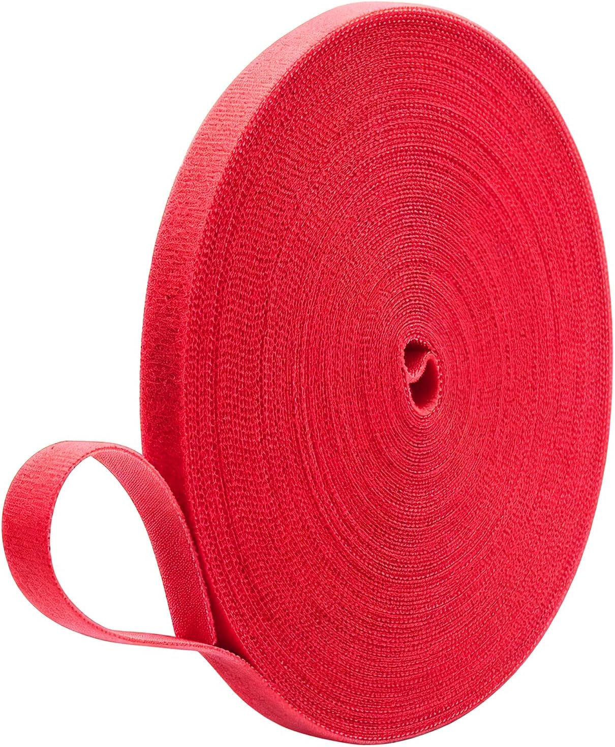 Plant Ties 131ft Feet, Plant Tape Reusable Nylon Hook and Loop Tape, Garden Strap for Climbing Plants Supports, Tree Ties for Flower Vine Tomato Branches, Cable Wire (Black)