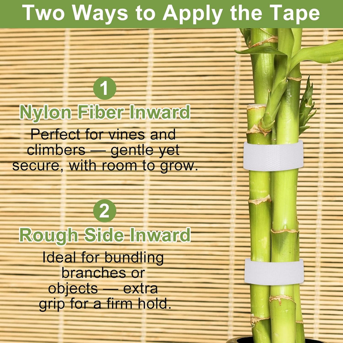 Plant Ties 131ft Feet, Plant Tape Reusable Nylon Hook and Loop Tape, Garden Strap for Climbing Plants Supports, Tree Ties for Flower Vine Tomato Branches, Cable Wire (Black)