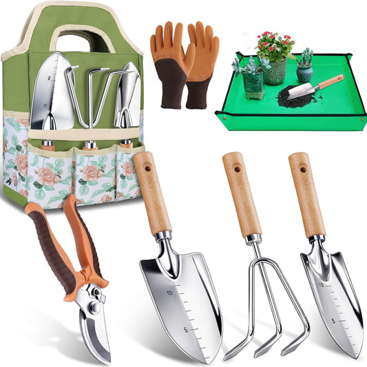 Kynup Gardening Tools Set, Hand Trowel & Shovel Kit for Garden Planting