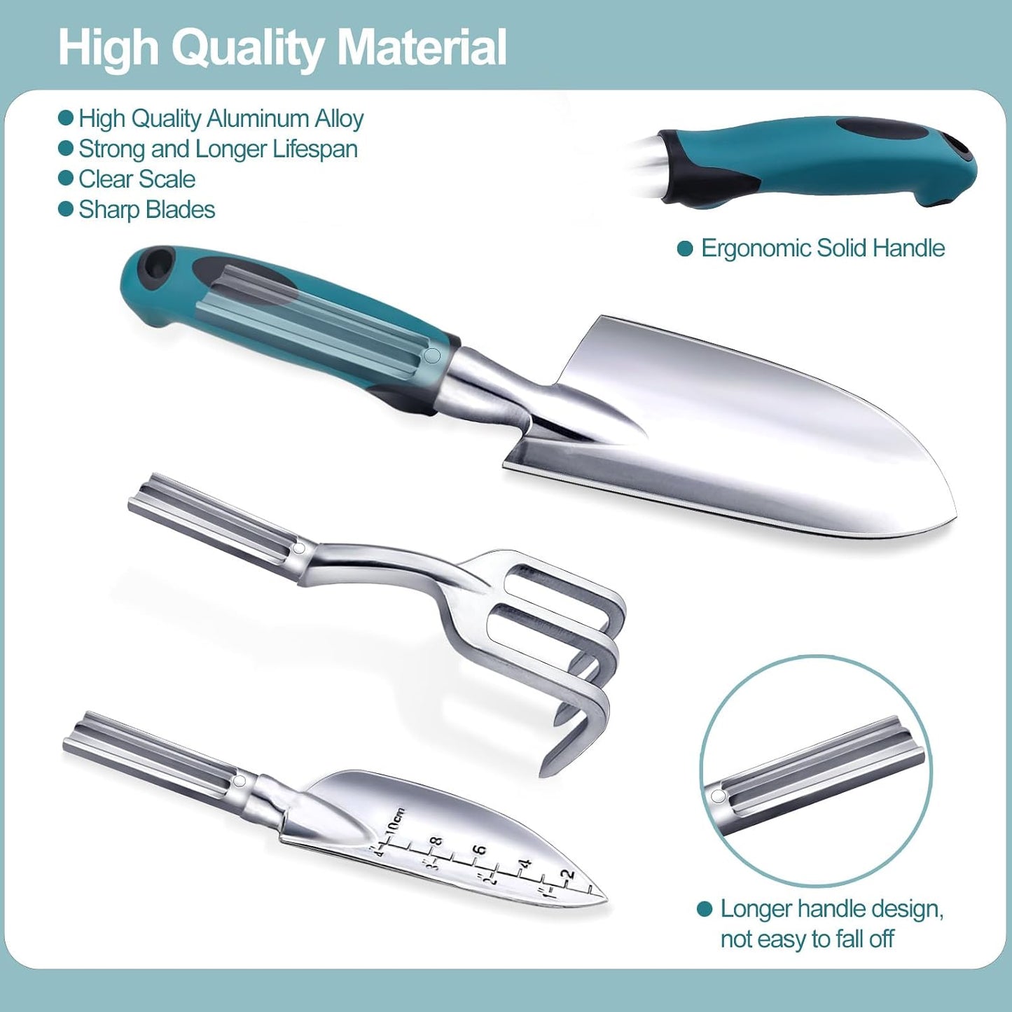 Kynup Gardening Tools Set, Hand Trowel & Shovel Kit for Garden Planting