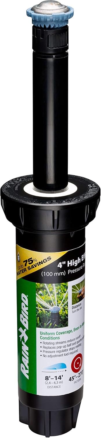 8SAPROPR HE Pro Rotary Sprinkler, Adj 45-270°, 8-14 Feet, 4"