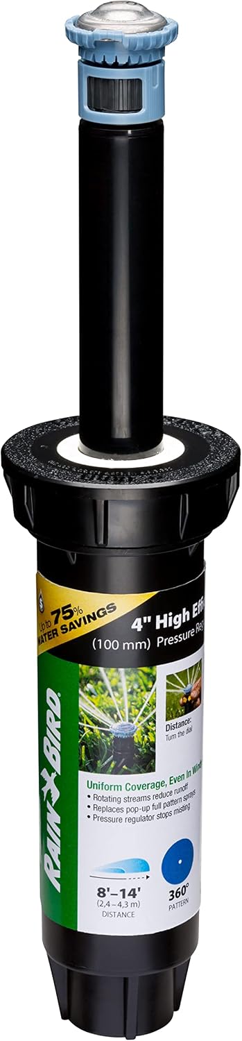 8SAPROPR HE Pro Rotary Sprinkler, Adj 45-270°, 8-14 Feet, 4"