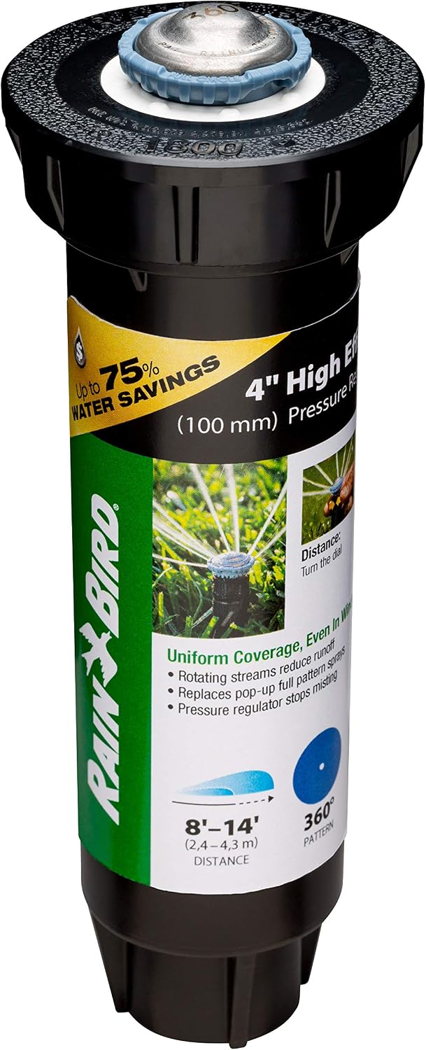 8SAPROPR HE Pro Rotary Sprinkler, Adj 45-270°, 8-14 Feet, 4"
