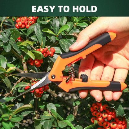 3 Pack Garden Pruning Shears Scissors Clippers Stainless Steel