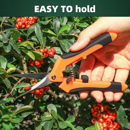3 Pack Garden Pruning Shears Scissors Clippers Stainless Steel