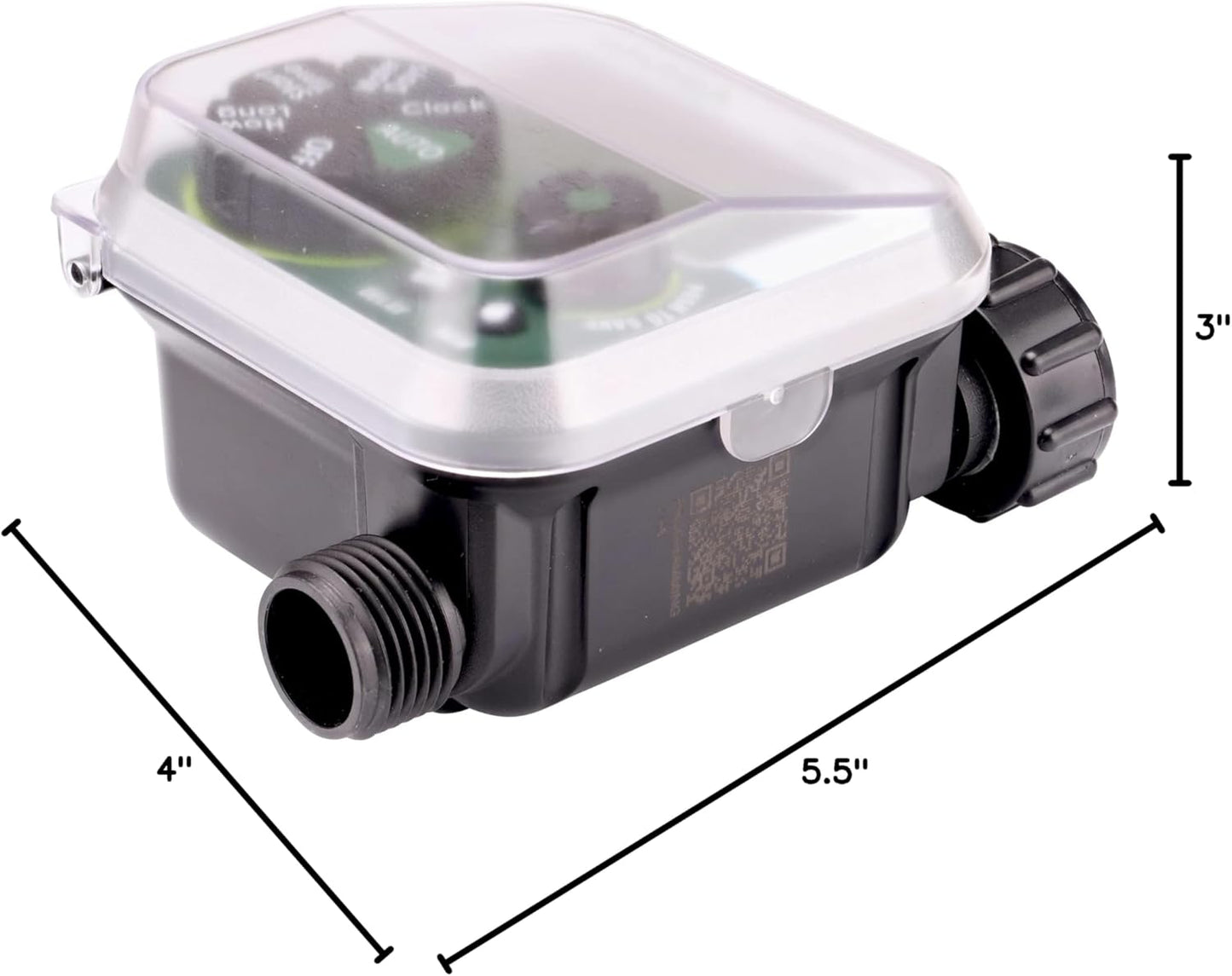 R675CT Analog 3-Dial Water, Sprinkler Timer with Rain Delay for Drip Irrigation, Garden, Self-Watering