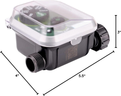 R675CT Analog 3-Dial Water, Sprinkler Timer with Rain Delay for Drip Irrigation, Garden, Self-Watering