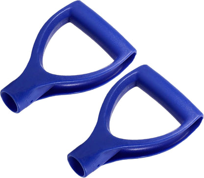 2Pcs D Grip Shovel Handle Replacement, 1-1/4" Inner Diameter, PVC