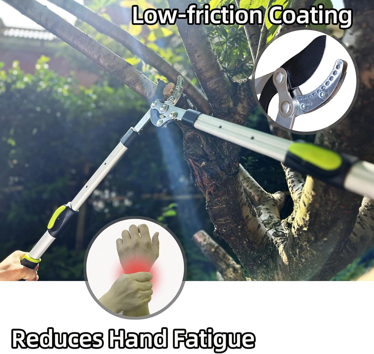 Loppers for Tree Trimming Heavy Duty, Extendable 21-26" Branch Cutter