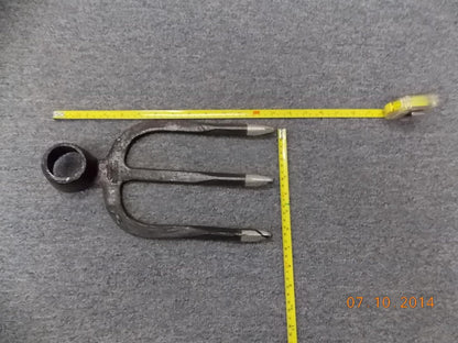 Canterbury Hoe Fork Head, Forged 3 Prongs