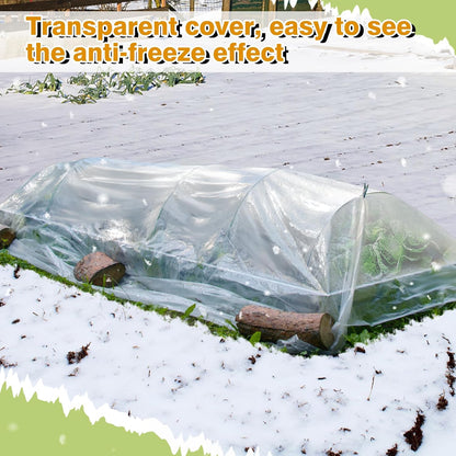 8 x 24 ft Greenhouse Cover Plastic Sheeting for Outdoor Plants