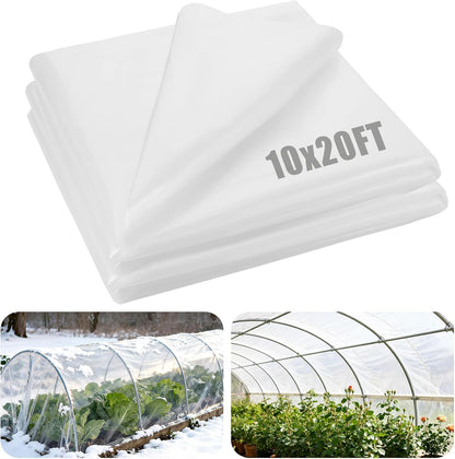 8 x 24 ft Greenhouse Cover Plastic Sheeting for Outdoor Plants