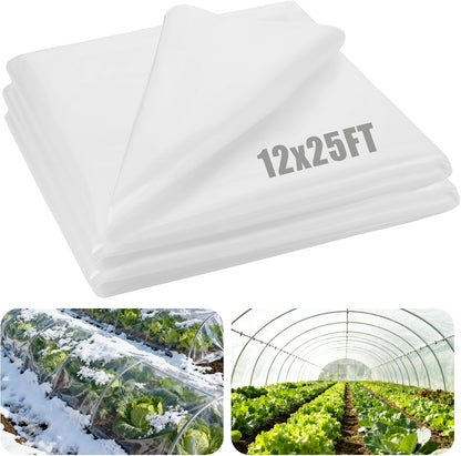 8 x 24 ft Greenhouse Cover Plastic Sheeting for Outdoor Plants
