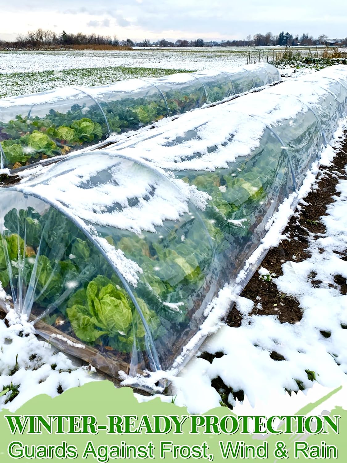 8 x 24 ft Greenhouse Cover Plastic Sheeting for Outdoor Plants