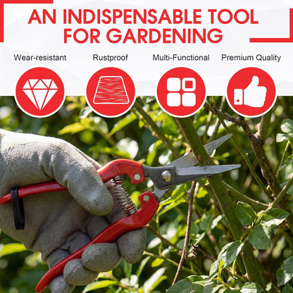 36 Pcs Straight Pruning Shears Florist Multi-tasking Garden Scissor Leaf Trimmer Floral Fruits Picking Sharp Gardening Snips for Arranging Flowers Harvesting Herbs Fruits Vegetables