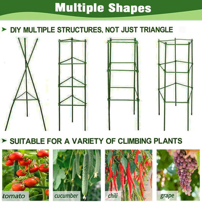 63Inch Tomato Cage for Garden, 4Pack Plant Support Garden Stakes