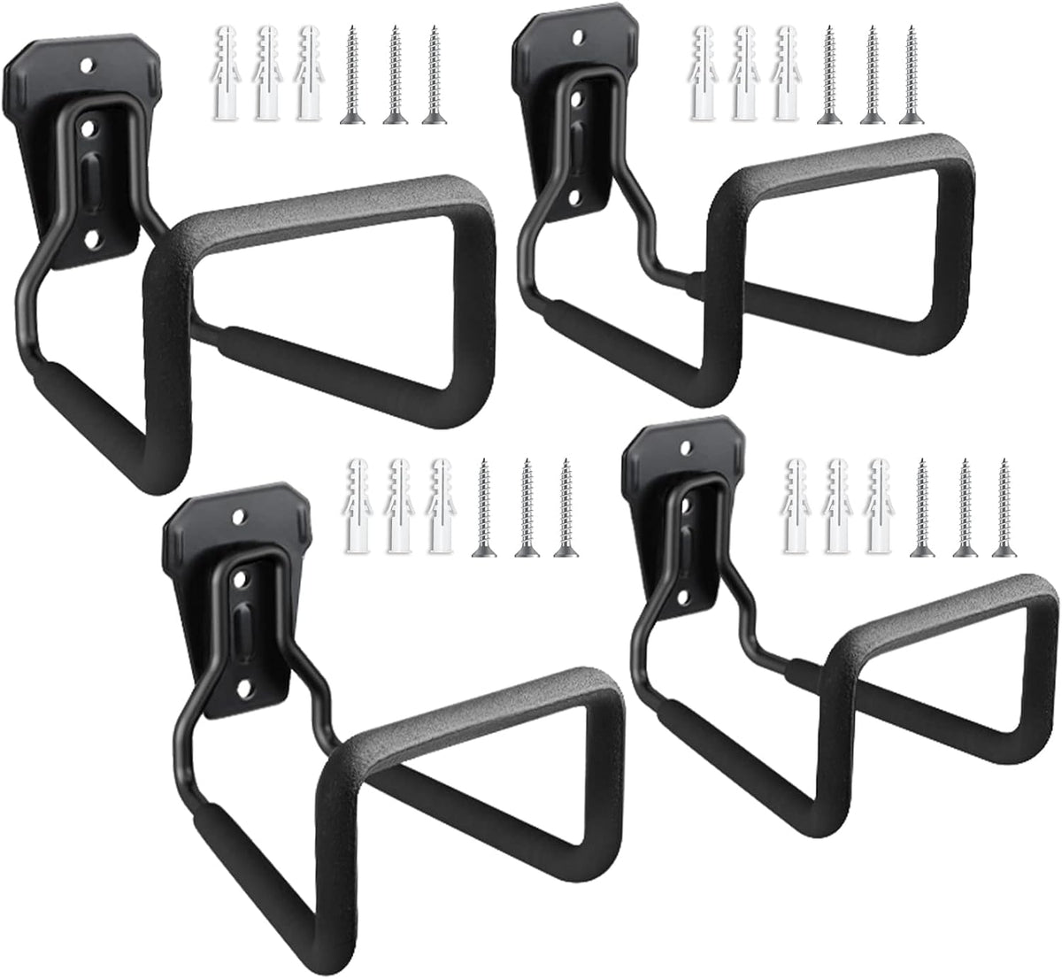 Hose Holder Stand Wall Mount, 2Pcs Heavy Duty Garden Hose Hanger Reel