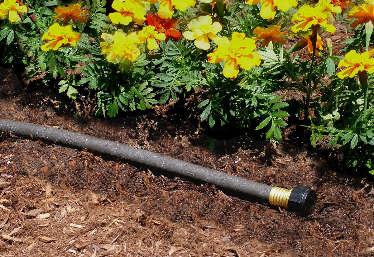 5/8" x 50 Feet Soil Soaker Garden Hose for Garden Beds, Drip Irrigation Outdoor Hose, Flexible Garden Hose for Vegetables and Flower Beds,1060-50 (5/8" x 50ft)