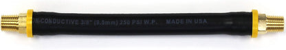 18-inch Short Air Compressor Hose: 1/4" Male NPT To 1/4" Male NPT Connections (Lead-Free Brass)