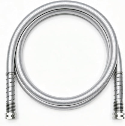 5/8" x 10 ft Leader Hybrid Garden Hose - No Kink Leakproof Heavy Duty Flexible Lightweight Durable Water Hose - Female to Female Fittings for Reel Cart, Gardening, Lawn & Car Wash