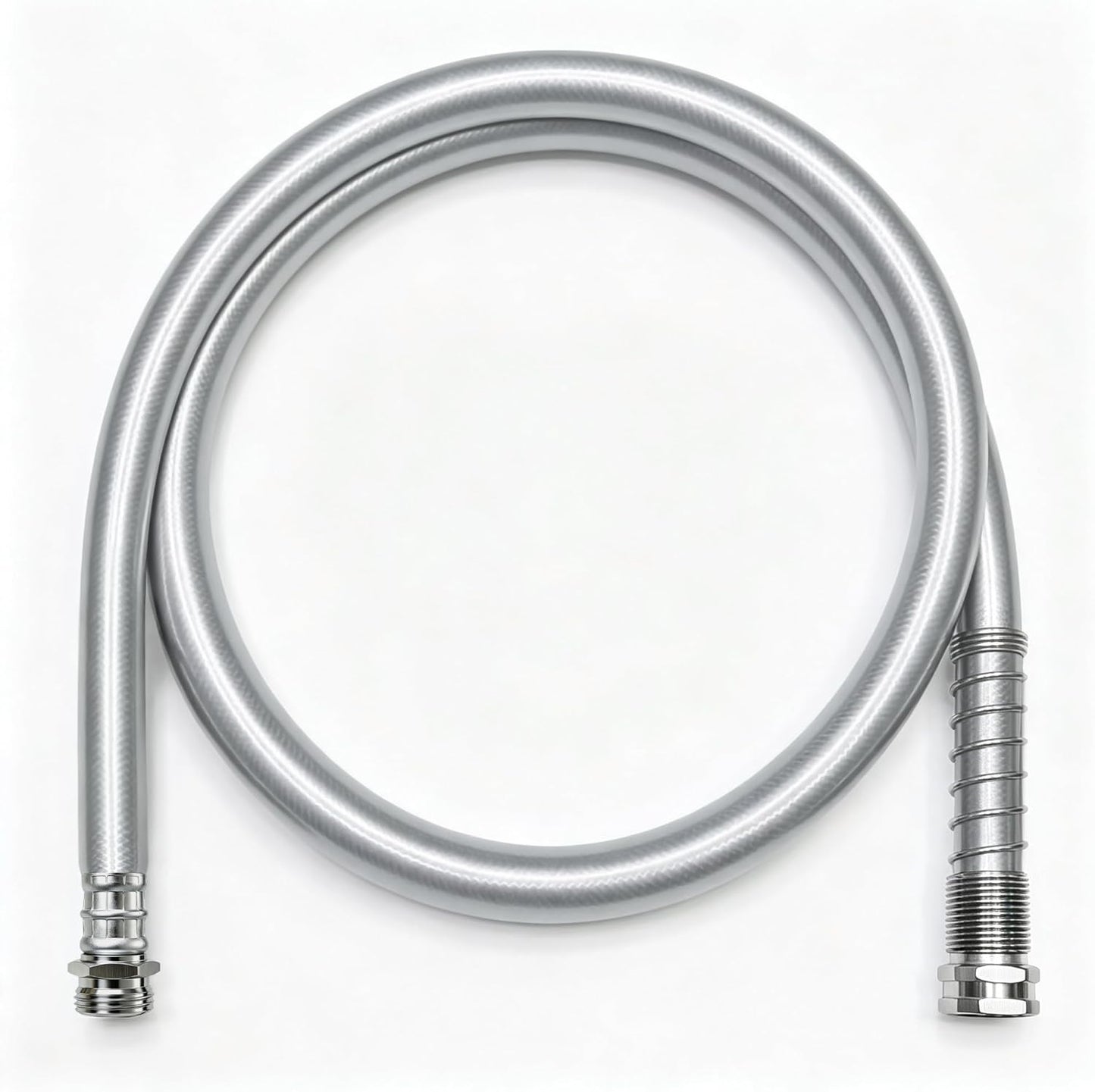 5/8" x 10 ft Leader Hybrid Garden Hose - No Kink Leakproof Heavy Duty Flexible Lightweight Durable Water Hose - Female to Female Fittings for Reel Cart, Gardening, Lawn & Car Wash