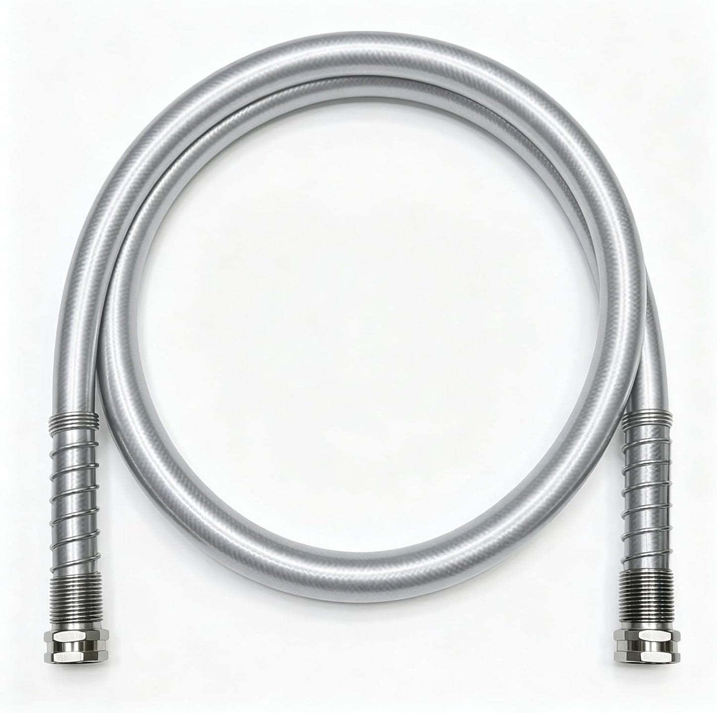 5/8" x 10 ft Leader Hybrid Garden Hose - No Kink Leakproof Heavy Duty Flexible Lightweight Durable Water Hose - Female to Female Fittings for Reel Cart, Gardening, Lawn & Car Wash