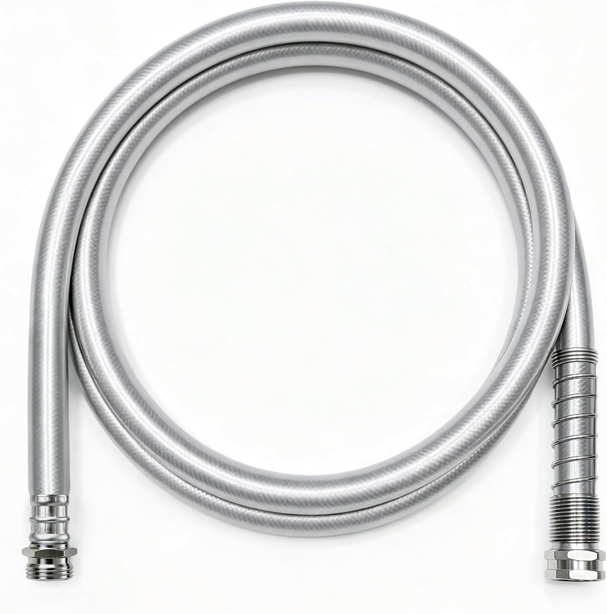 5/8" x 10 ft Leader Hybrid Garden Hose - No Kink Leakproof Heavy Duty Flexible Lightweight Durable Water Hose - Female to Female Fittings for Reel Cart, Gardening, Lawn & Car Wash
