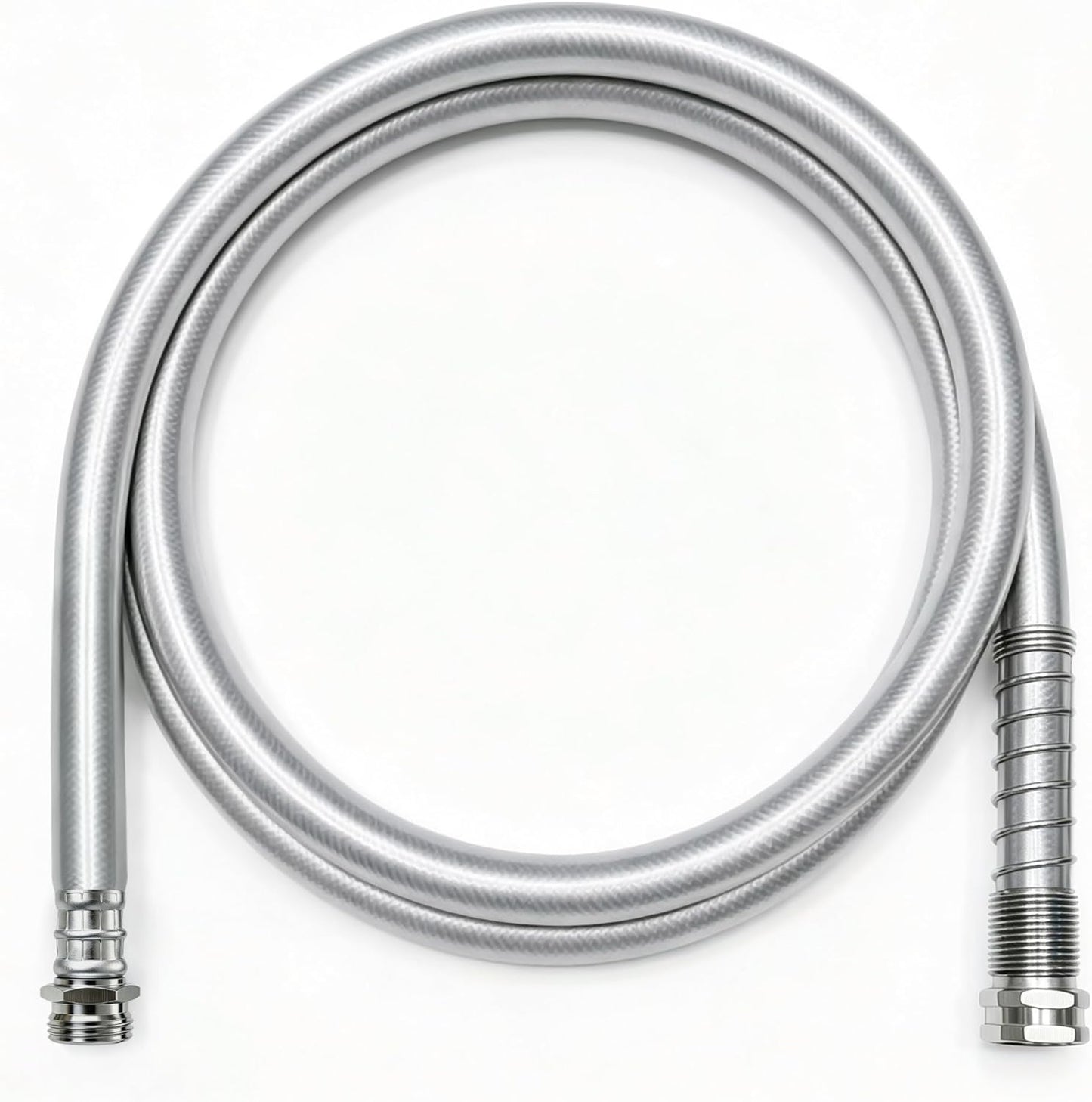 5/8" x 10 ft Leader Hybrid Garden Hose - No Kink Leakproof Heavy Duty Flexible Lightweight Durable Water Hose - Female to Female Fittings for Reel Cart, Gardening, Lawn & Car Wash
