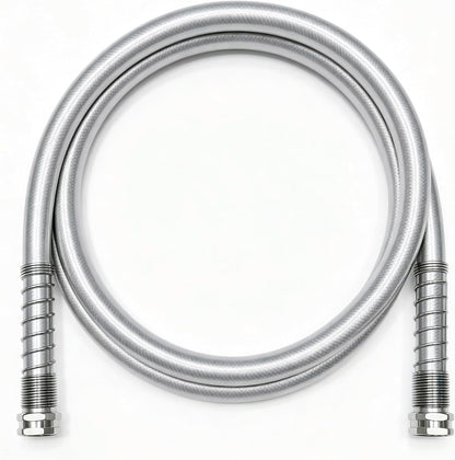 5/8" x 10 ft Leader Hybrid Garden Hose - No Kink Leakproof Heavy Duty Flexible Lightweight Durable Water Hose - Female to Female Fittings for Reel Cart, Gardening, Lawn & Car Wash