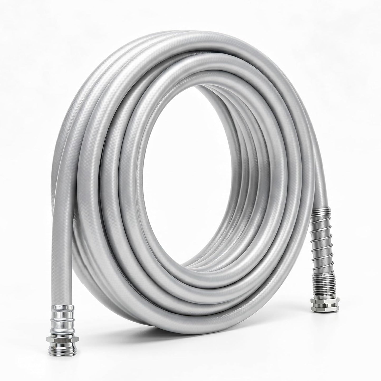 5/8" x 10 ft Leader Hybrid Garden Hose - No Kink Leakproof Heavy Duty Flexible Lightweight Durable Water Hose - Female to Female Fittings for Reel Cart, Gardening, Lawn & Car Wash