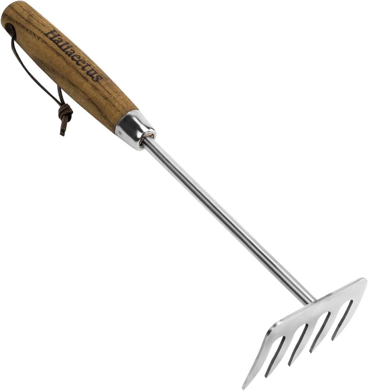 Small Rakes, 12.6'' Mini Rake for Raking Debris in Flower Beds