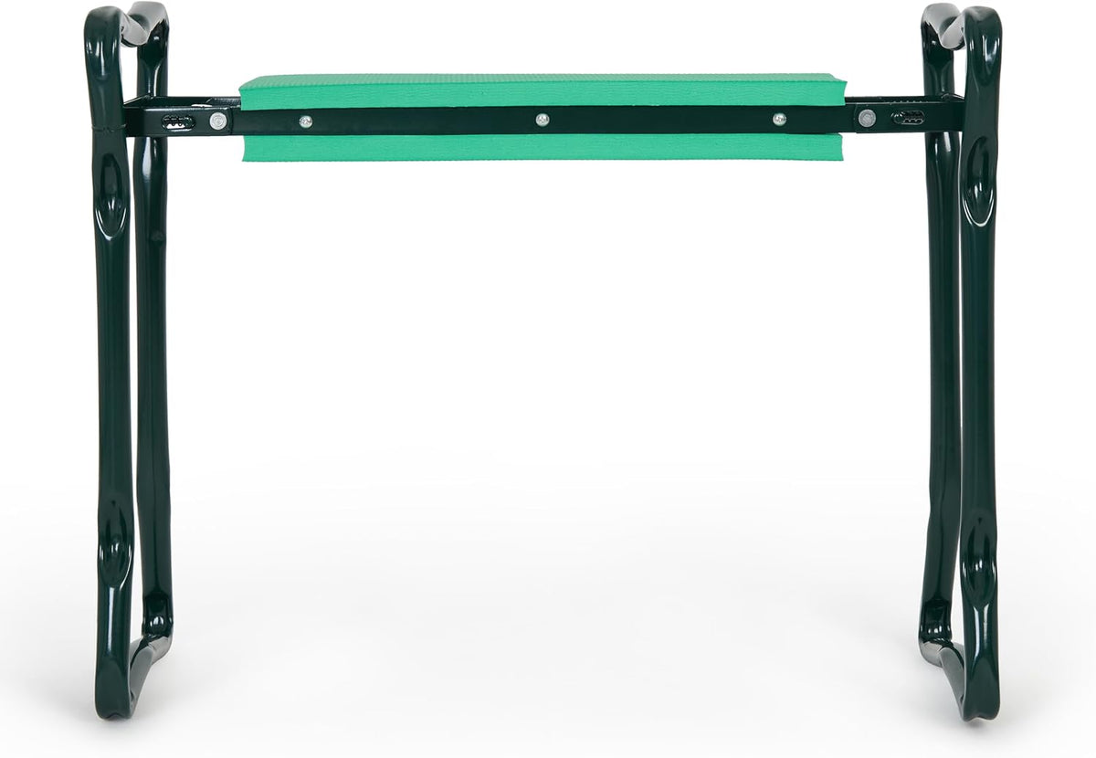 Garden Kneeler & Seat – 2-in-1 Garden Stool and Kneeler, Foldable Gardening Bench with Cushioned Pad for Weeding, Planting & Yard Work