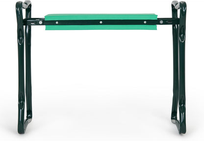 Garden Kneeler & Seat – 2-in-1 Garden Stool and Kneeler, Foldable Gardening Bench with Cushioned Pad for Weeding, Planting & Yard Work