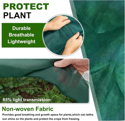 Plant Covers Freeze Protection 10 x 30 FT 1.2oz/yd² Frost Cloth Blankets for Outdoor Plants in Winter, Floating Row Cover for Vegetable Garden