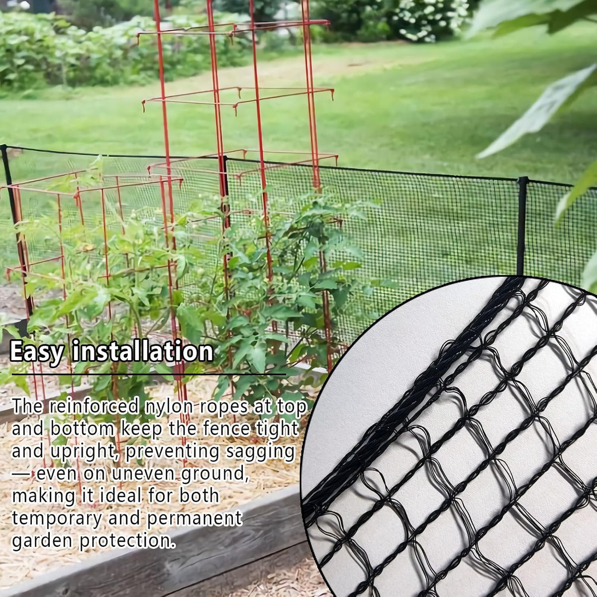 15x15ft Bird Netting, 1/2-inch Square Mesh Garden Netting