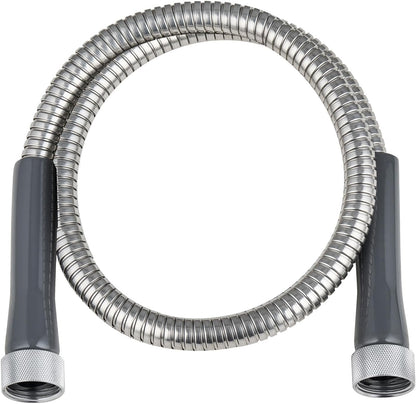 304 Stainless Steel Garden Hose, 6ft, Leakproof, F/F Connector