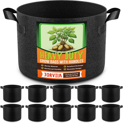 10-Pack 7 Gallon Grow Bags