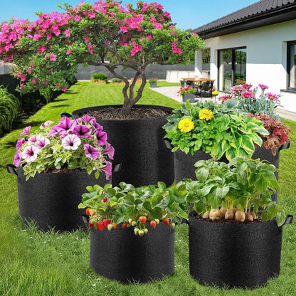 10-Pack 7 Gallon Grow Bags