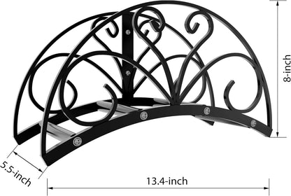 Wall Mount Metal Garden Hose Holder Outdoor Iron Storage Hanger